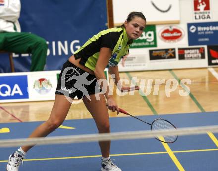 Badminton Bundesliga. ASKOE Kelag Kaernten gegen ASV Pressbaum.  Stasa Poznanovic (Kaernten). Klagenfurt, am 30.10.2010.
Foto: Kuess
---
pressefotos, pressefotografie, kuess, qs, qspictures, sport, bild, bilder, bilddatenbank