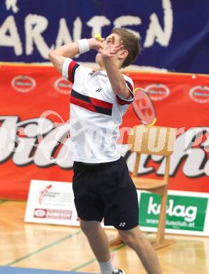 Badminton Bundesliga. ASKOE Kelag Kaernten gegen Vorchdorf. Dominik Trojan (Kaernten). Klagenfurt, am 30.10.2010.
Foto: Kuess
---
pressefotos, pressefotografie, kuess, qs, qspictures, sport, bild, bilder, bilddatenbank