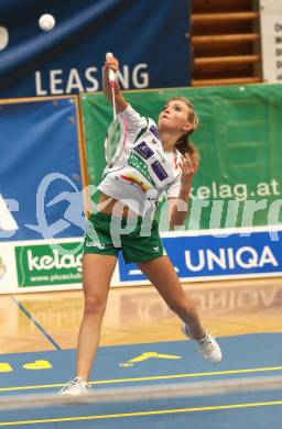 Badminton Bundesliga. ASKOE Kelag Kaernten gegen Vorchdorf. Elisa Widowitz (Kaernten). Klagenfurt, am 30.10.2010.
Foto: Kuess
---
pressefotos, pressefotografie, kuess, qs, qspictures, sport, bild, bilder, bilddatenbank