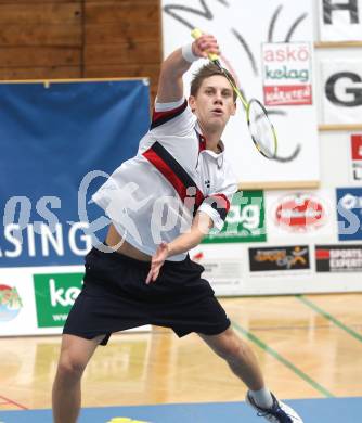 Badminton Bundesliga. ASKOE Kelag Kaernten gegen Vorchdorf. Dominik Trojan (Kaernten). Klagenfurt, am 30.10.2010.
Foto: Kuess
---
pressefotos, pressefotografie, kuess, qs, qspictures, sport, bild, bilder, bilddatenbank