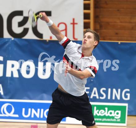 Badminton Bundesliga. ASKOE Kelag Kaernten gegen Vorchdorf. Dominik Trojan (Kaernten). Klagenfurt, am 30.10.2010.
Foto: Kuess
---
pressefotos, pressefotografie, kuess, qs, qspictures, sport, bild, bilder, bilddatenbank