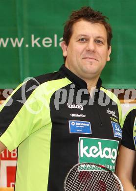 Badminton Bundesliga. ASKOE Kelag Kaernten gegen ASV Pressbaum.  Coach Peter Kreulitsch (Kaernten). Klagenfurt, am 30.10.2010.
Foto: Kuess
---
pressefotos, pressefotografie, kuess, qs, qspictures, sport, bild, bilder, bilddatenbank