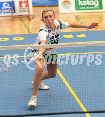 Badminton Bundesliga. ASKOE Kelag Kaernten gegen Vorchdorf. Elisa Widowitz (Kaernten). Klagenfurt, am 30.10.2010.
Foto: Kuess
---
pressefotos, pressefotografie, kuess, qs, qspictures, sport, bild, bilder, bilddatenbank