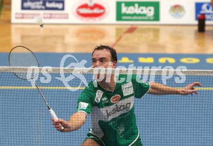 Badminton Bundesliga. ASKOE Kelag Kaernten gegen Vorchdorf. Markus Grutschnig (Kaernten). Klagenfurt, am 30.10.2010.
Foto: Kuess
---
pressefotos, pressefotografie, kuess, qs, qspictures, sport, bild, bilder, bilddatenbank