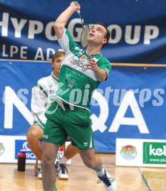 Badminton Bundesliga. ASKOE Kelag Kaernten gegen ASV Pressbaum. Markus Grutschnig (Kaernten). Klagenfurt, am 30.10.2010.
Foto: Kuess
---
pressefotos, pressefotografie, kuess, qs, qspictures, sport, bild, bilder, bilddatenbank