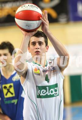 Basketball Bundesliga. Woerthersee Piraten gegen UBSC Graz. Martin Breithuber (Piraten). Klagenfurt, 30.10.2010.
Foto:  Kuess

---
pressefotos, pressefotografie, kuess, qs, qspictures, sport, bild, bilder, bilddatenbank