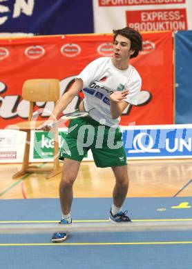 Badminton Bundesliga. ASKOE Kelag Kaernten gegen Vorchdorf. Markus Goenitzer (Kaernten). Klagenfurt, am 30.10.2010.
Foto: Kuess
---
pressefotos, pressefotografie, kuess, qs, qspictures, sport, bild, bilder, bilddatenbank