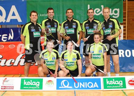 Badminton Bundesliga. ASKOE Kelag Kaernten gegen ASV Pressbaum.  Peter Kreulitsch, Iztok Utrosa, Julian Hristov, Krasimir Yankov, Michael Trojan, Bistra Maneva, Belinda Heber, Stasa Poznanovic (Kaernten). Klagenfurt, am 30.10.2010.
Foto: Kuess
---
pressefotos, pressefotografie, kuess, qs, qspictures, sport, bild, bilder, bilddatenbank