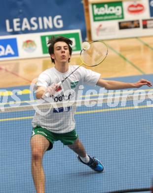 Badminton Bundesliga. ASKOE Kelag Kaernten gegen Vorchdorf. Markus Goenitzer (Kaernten). Klagenfurt, am 30.10.2010.
Foto: Kuess
---
pressefotos, pressefotografie, kuess, qs, qspictures, sport, bild, bilder, bilddatenbank