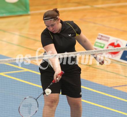 Badminton Bundesliga. ASKOE Kelag Kaernten gegen Vorchdorf. Belinda Heber (Kaernten). Klagenfurt, am 30.10.2010.
Foto: Kuess
---
pressefotos, pressefotografie, kuess, qs, qspictures, sport, bild, bilder, bilddatenbank