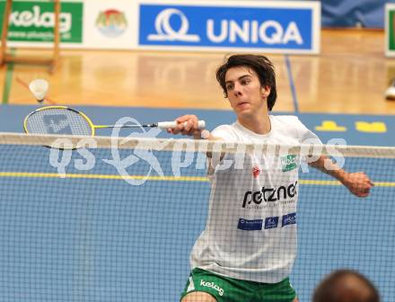 Badminton Bundesliga. ASKOE Kelag Kaernten gegen Vorchdorf. Markus Goenitzer (Kaernten). Klagenfurt, am 30.10.2010.
Foto: Kuess
---
pressefotos, pressefotografie, kuess, qs, qspictures, sport, bild, bilder, bilddatenbank