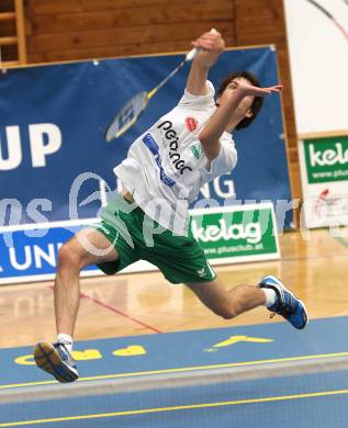 Badminton Bundesliga. ASKOE Kelag Kaernten gegen Vorchdorf. Markus Goenitzer (Kaernten). Klagenfurt, am 30.10.2010.
Foto: Kuess
---
pressefotos, pressefotografie, kuess, qs, qspictures, sport, bild, bilder, bilddatenbank