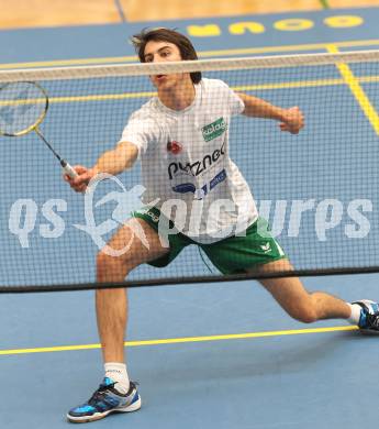 Badminton Bundesliga. ASKOE Kelag Kaernten gegen Vorchdorf. Markus Goenitzer (Kaernten). Klagenfurt, am 30.10.2010.
Foto: Kuess
---
pressefotos, pressefotografie, kuess, qs, qspictures, sport, bild, bilder, bilddatenbank