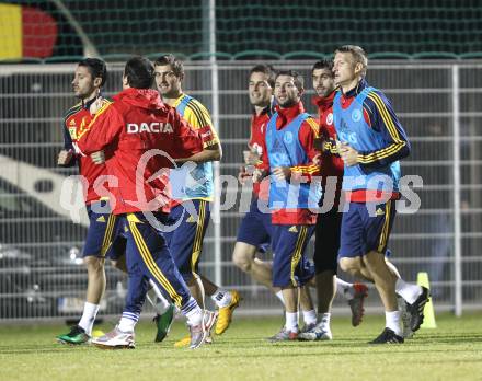 Fussball Laenderspiel. Testspiel Italien gegen Rumaenien. Training Rumaenien. KLagenfurt, am 15.11.2010.
Foto: Kuess
---
pressefotos, pressefotografie, kuess, qs, qspictures, sport, bild, bilder, bilddatenbank