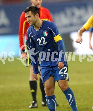 Fussball. Laenderspiel. Testspiel. Italien gegen Rumaenien. Giuseppe Rossi (Italien). Klagenfurt, 17.11.2010. 
Foto: Kuess

---
pressefotos, pressefotografie, kuess, qs, qspictures, sport, bild, bilder, bilddatenbank