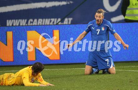 Fussball Laenderspiel. Testspiel. Rumaenien gegen Italien. Federico Balzaretti (ITA). Klagenfurt, am 17.11.2010.
Foto: Kuess
---
pressefotos, pressefotografie, kuess, qs, qspictures, sport, bild, bilder, bilddatenbank