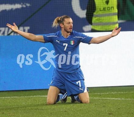 Fussball Laenderspiel. Testspiel. Rumaenien gegen Italien. Federico Balzaretti (ITA). Klagenfurt, am 17.11.2010.
Foto: Kuess
---
pressefotos, pressefotografie, kuess, qs, qspictures, sport, bild, bilder, bilddatenbank