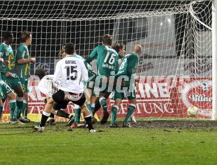 Fussball. Erste Liga. RZ Pellets WAC/St. Andrae gegen  SC Austria Lustenau. 4:2  durch Sandro Gotal (WAC). Wolfsberg, 19.11.2010. 
Foto: Kuess

---
pressefotos, pressefotografie, kuess, qs, qspictures, sport, bild, bilder, bilddatenbank