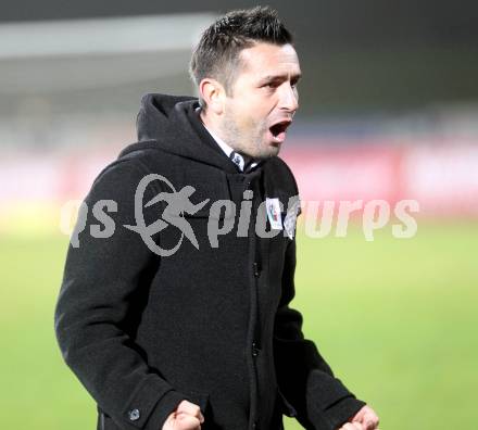 Fussball. Erste Liga. RZ Pellets WAC/St. Andrae gegen  SC Austria Lustenau. Jubel Nenad Bjelica (WAC). Wolfsberg, 19.11.2010. 
Foto: Kuess

---
pressefotos, pressefotografie, kuess, qs, qspictures, sport, bild, bilder, bilddatenbank