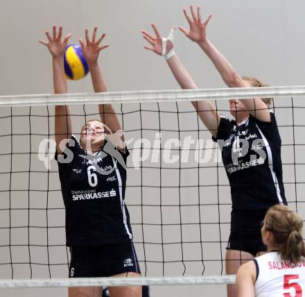 Volleyball MEL. ATSC Wildcats Klagenfurt gegen Slavia UK Bratislava. Rosalinda Seidl, Sabrina Mueller. Klagenfurt, 20.11.2010.
Foto: Kuess
---
pressefotos, pressefotografie, kuess, qs, qspictures, sport, bild, bilder, bilddatenbank