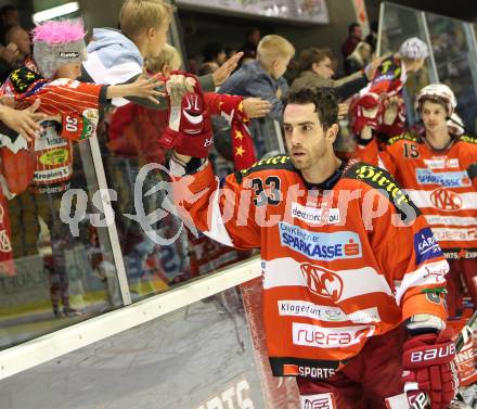 EBEL. Eishockey Bundesliga. KAC gegen HK Acroni Jesenice. Peter Ratchuk (KAC). Klagenfurt, am 10.10.2010.
Foto: Kuess 

---
pressefotos, pressefotografie, kuess, qs, qspictures, sport, bild, bilder, bilddatenbank