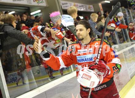 EBEL. Eishockey Bundesliga. KAC gegen HK Acroni Jesenice. Christoph Brandner (KAC). Klagenfurt, am 10.10.2010.
Foto: Kuess 

---
pressefotos, pressefotografie, kuess, qs, qspictures, sport, bild, bilder, bilddatenbank