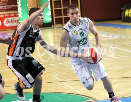 Basketball Bundesliga. Woerthersee Piraten gegen Xion Dukes Klosterneuburg.  Gunther Zajic (Piraten). Klagenfurt, 6.11.2010.
Foto:  Kuess

---
pressefotos, pressefotografie, kuess, qs, qspictures, sport, bild, bilder, bilddatenbank