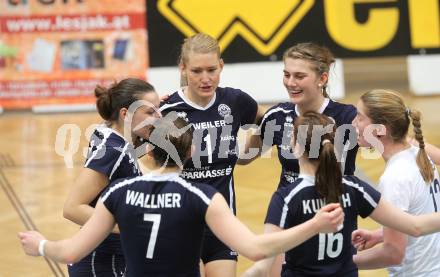 Volleyball MEL. ATSC Wildcats Klagenfurt gegen Slavia UK Bratislava. Jubel (Wildcats). Klagenfurt, 20.11.2010.
Foto: Kuess
---
pressefotos, pressefotografie, kuess, qs, qspictures, sport, bild, bilder, bilddatenbank