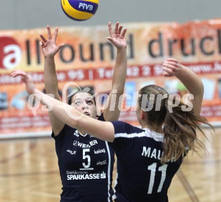 Volleyball MEL. ATSC Wildcats Klagenfurt gegen Slavia UK Bratislava. Malgorzata Goeschl, Samira Mauch (Wildcats). Klagenfurt, 20.11.2010.
Foto: Kuess
---
pressefotos, pressefotografie, kuess, qs, qspictures, sport, bild, bilder, bilddatenbank