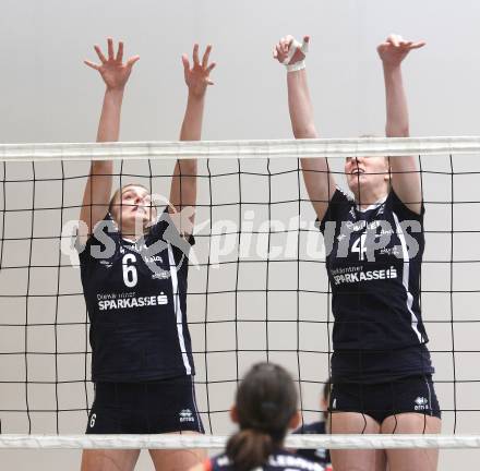 Volleyball MEL. ATSC Wildcats Klagenfurt gegen Slavia UK Bratislava. Rosalinda Seidl, Sabrina Mueller (Wildcats). Klagenfurt, 20.11.2010.
Foto: Kuess
---
pressefotos, pressefotografie, kuess, qs, qspictures, sport, bild, bilder, bilddatenbank