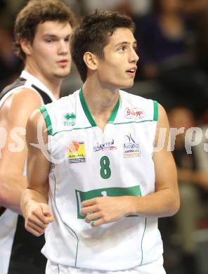 Basketball Bundesliga. Woerthersee Piraten gegen Xion Dukes Klosterneuburg.  Daniel Gspandl (Piraten). Klagenfurt, 6.11.2010.
Foto:  Kuess

---
pressefotos, pressefotografie, kuess, qs, qspictures, sport, bild, bilder, bilddatenbank