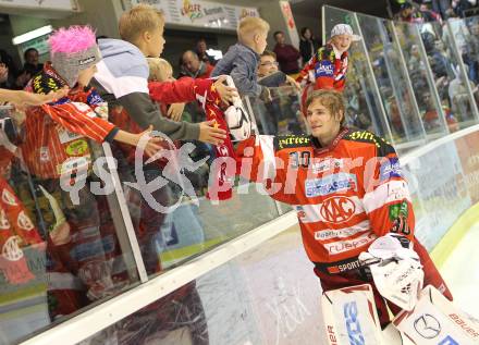 EBEL. Eishockey Bundesliga. KAC gegen HK Acroni Jesenice. Rene Swette (KAC). Klagenfurt, am 10.10.2010.
Foto: Kuess 

---
pressefotos, pressefotografie, kuess, qs, qspictures, sport, bild, bilder, bilddatenbank