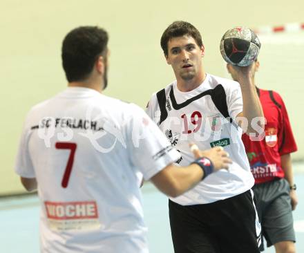 Handball Bundesliga. HC Kaernten gegen SC Ferlach. Primoz Drozina  (Ferlach). Klagenfurt, 27.11.2010.
Foto: Kuess
---
pressefotos, pressefotografie, kuess, qs, qspictures, sport, bild, bilder, bilddatenbank