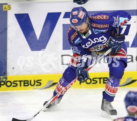 EBEL. Eishockey Bundesliga. EC Pasut VSV gegen HDD TILIA Olimpija Ljubljana. Joshua Langfeld (VSV). Villach, am 26.11.2010.
Foto: Kuess 


---
pressefotos, pressefotografie, kuess, qs, qspictures, sport, bild, bilder, bilddatenbank