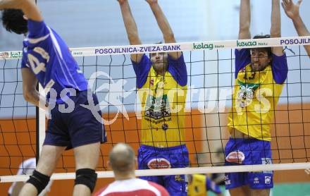 Volleyball. Challenge Cup. Aich/Dob gegen Mladost Marina Kastela. Peter Divis, Gerald Reiser (Aich/Dob). Prevalje, 25.11.2010.
Foto: Kuess
---
pressefotos, pressefotografie, kuess, qs, qspictures, sport, bild, bilder, bilddatenbank