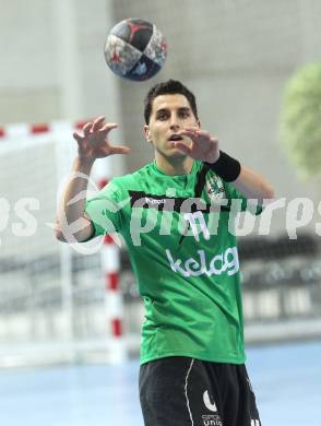 Handball Bundesliga. HC Kaernten gegen SC Ferlach. Markus Goeschl (HCK). Klagenfurt, 27.11.2010.
Foto: Kuess
---
pressefotos, pressefotografie, kuess, qs, qspictures, sport, bild, bilder, bilddatenbank