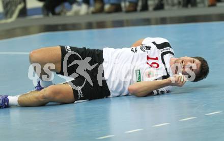 Handball Bundesliga. HC Kaernten gegen SC Ferlach. Primoz Drozina (Ferlach). Klagenfurt, 27.11.2010.
Foto: Kuess
---
pressefotos, pressefotografie, kuess, qs, qspictures, sport, bild, bilder, bilddatenbank