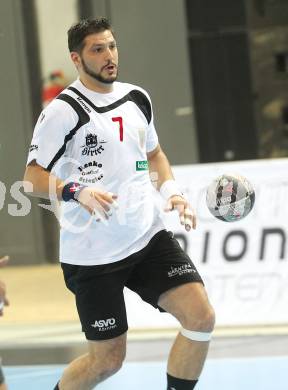 Handball Bundesliga. HC Kaernten gegen SC Ferlach. Christian Koschu (Ferlach). Klagenfurt, 27.11.2010.
Foto: Kuess
---
pressefotos, pressefotografie, kuess, qs, qspictures, sport, bild, bilder, bilddatenbank