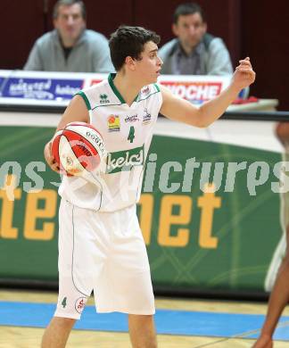 Basketball Bundesliga. Woerthersee Piraten gegen BC Vienna. Martin Breithuber (Piraten). 
Klagenfurt, 21.11.2010.
Foto:  Kuess

---
pressefotos, pressefotografie, kuess, qs, qspictures, sport, bild, bilder, bilddatenbank