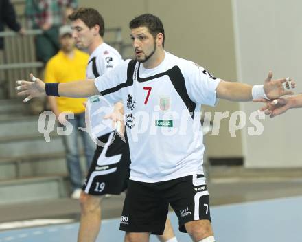 Handball Bundesliga. HC Kaernten gegen SC Ferlach. Christian Koschu (Ferlach). Klagenfurt, 27.11.2010.
Foto: Kuess
---
pressefotos, pressefotografie, kuess, qs, qspictures, sport, bild, bilder, bilddatenbank