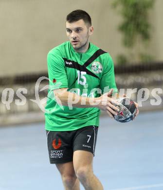 Handball Bundesliga. HC Kaernten gegen SC Ferlach. Davorin Planinc (HCK). Klagenfurt, 27.11.2010.
Foto: Kuess
---
pressefotos, pressefotografie, kuess, qs, qspictures, sport, bild, bilder, bilddatenbank