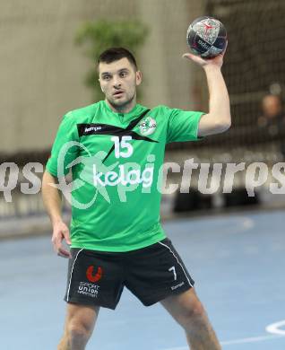 Handball Bundesliga. HC Kaernten gegen SC Ferlach. Davorin Planinc (HCK). Klagenfurt, 27.11.2010.
Foto: Kuess
---
pressefotos, pressefotografie, kuess, qs, qspictures, sport, bild, bilder, bilddatenbank