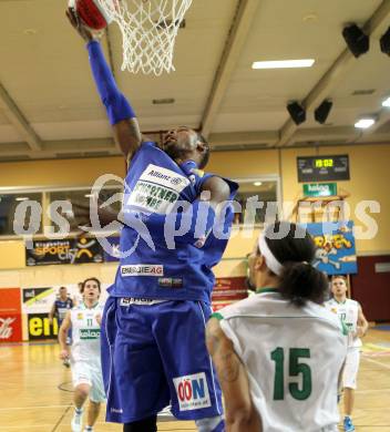 Basketball Bundesliga. Woerthersee Piraten gegen Allianz Swans Gmunden.  Anthony Slack (Gmunden). Klagenfurt, 4.12.2010.
Foto:  Kuess

---
pressefotos, pressefotografie, kuess, qs, qspictures, sport, bild, bilder, bilddatenbank