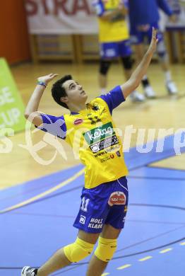 Volleyball. Challenge Cup. Aich/Dob gegen Mladost Marina Kastela. Jure Kasnik (Aich/Dob). Prevalje, 25.11.2010.
Foto: Kuess
---
pressefotos, pressefotografie, kuess, qs, qspictures, sport, bild, bilder, bilddatenbank