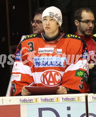 EBEL. Eishockey Bundesliga. KAC gegen HDD TILIA Olimpija Ljubljana. Andreas Brenkusch (KAC)Klagenfurt, am 5.12.2010.
Foto: Kuess 

---
pressefotos, pressefotografie, kuess, qs, qspictures, sport, bild, bilder, bilddatenbank