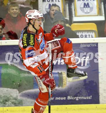 EBEL. Eishockey Bundesliga. KAC gegen HDD TILIA Olimpija Ljubljana. Torjubel Paul Schellander (KAC). Klagenfurt, am 5.12.2010.
Foto: Kuess 

---
pressefotos, pressefotografie, kuess, qs, qspictures, sport, bild, bilder, bilddatenbank