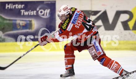 EBEL. Eishockey Bundesliga. KAC gegen HDD TILIA Olimpija Ljubljana. David Schuller (KAC). Klagenfurt, am 5.12.2010.
Foto: Kuess 

---
pressefotos, pressefotografie, kuess, qs, qspictures, sport, bild, bilder, bilddatenbank