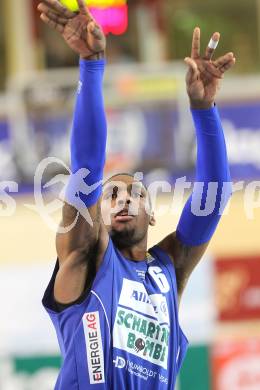 Basketball Bundesliga. Woerthersee Piraten gegen Allianz Swans Gmunden.  Anthony Slack (Gmunden). Klagenfurt, 4.12.2010.
Foto:  Kuess

---
pressefotos, pressefotografie, kuess, qs, qspictures, sport, bild, bilder, bilddatenbank