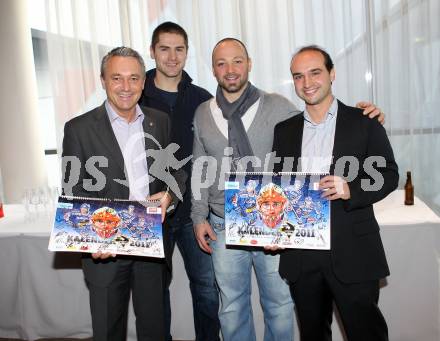 Eishockey. VSV. Kalenderpraesentation. Hannes Anton, Ferland Jonathan, Unterluggauer Gerhard,. Villach, 7.12.2010.
Foto: Kuess
---
pressefotos, pressefotografie, kuess, qs, qspictures, sport, bild, bilder, bilddatenbank