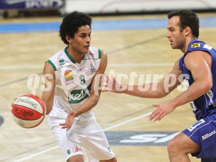 Basketball Bundesliga. Woerthersee Piraten gegen Allianz Swans Gmunden.  Samuel Bachlechner  (Piraten). Klagenfurt, 4.12.2010.
Foto:  Kuess

---
pressefotos, pressefotografie, kuess, qs, qspictures, sport, bild, bilder, bilddatenbank